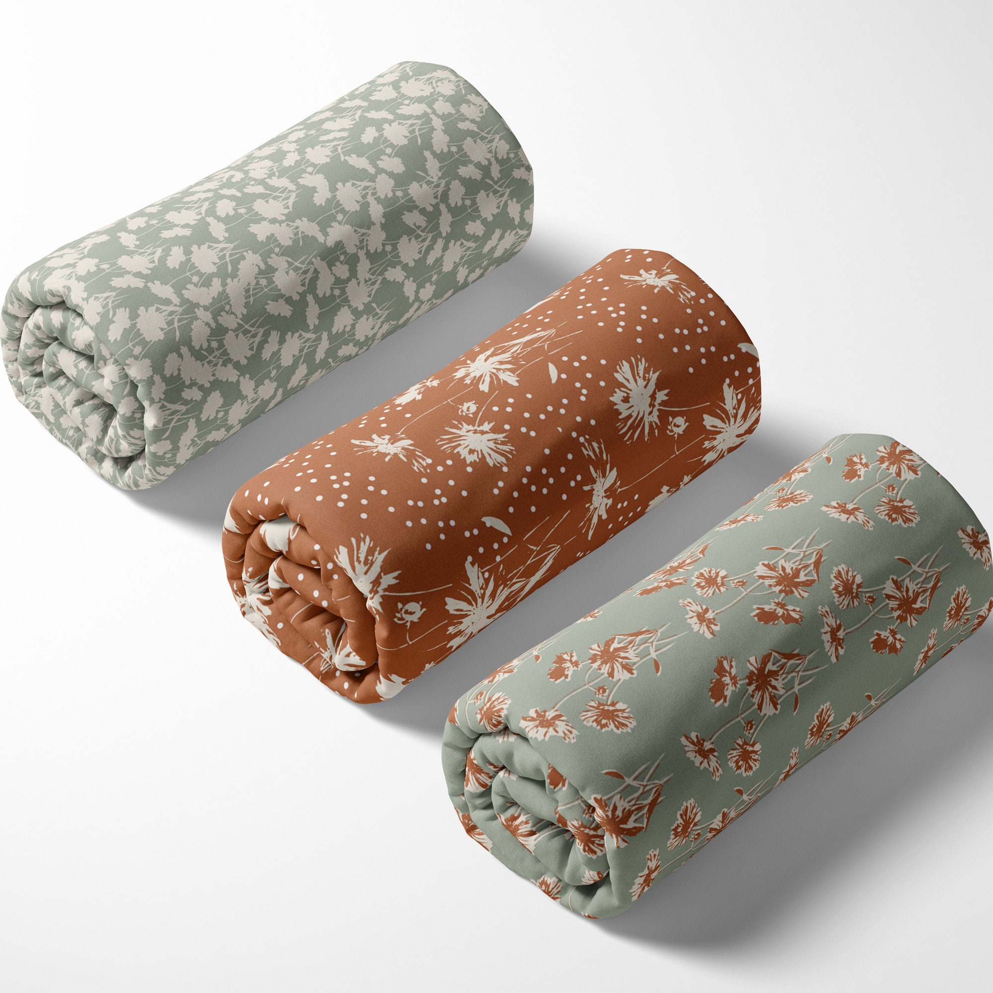 Boho Floral Digital Paper Pack: Seamless Spring Patterns (digital ...