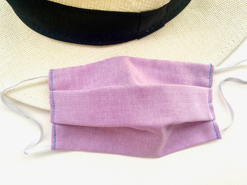 100 Cotton Adult Face Masks Pastel Colours. Comfortable Fit Etsy