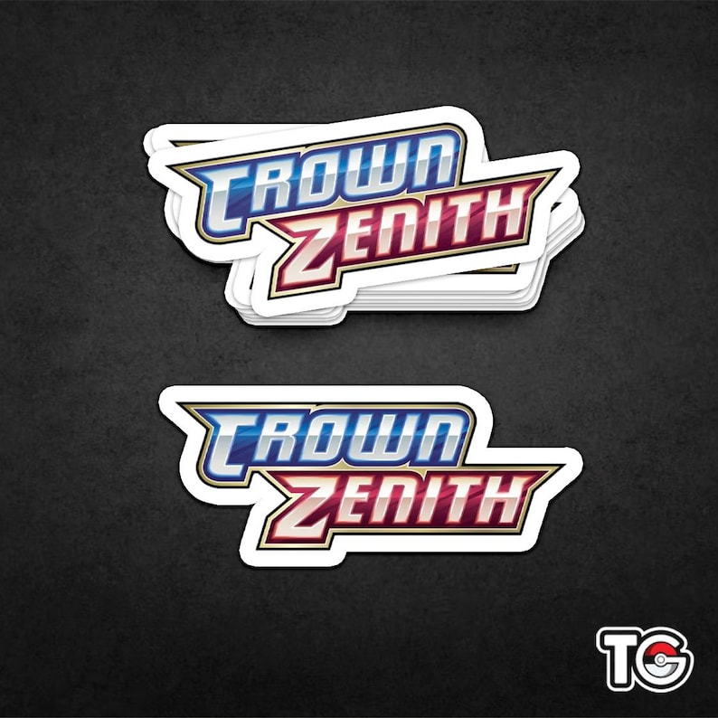 Pokemon Crown Zenith Sticker/binder Label - Etsy