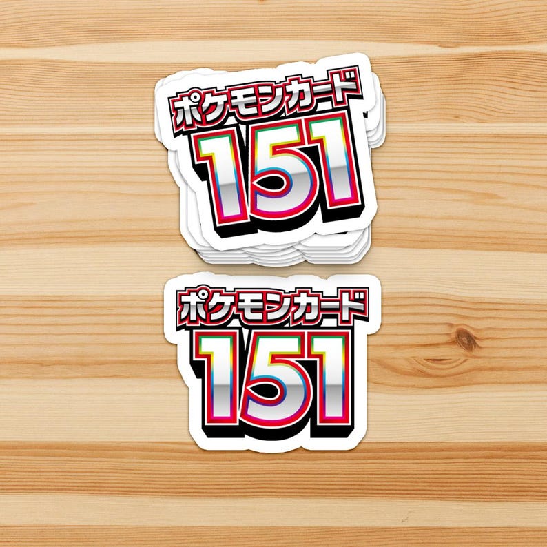 Pokemon Scarlet & Violet 151 Sticker/binder Label - Etsy