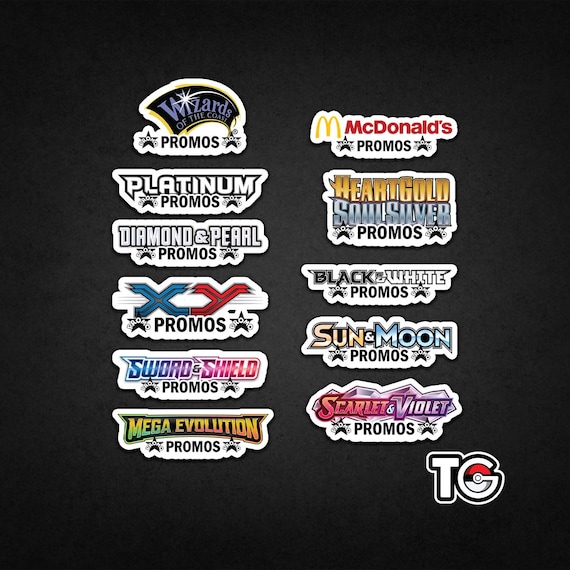 Pokemon Black Star Promo Stickers/binder Labels - Etsy Pokemon Black Star Promo Stickers/binder Labels - Etsy