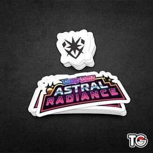 Pokemon Sword & Shield Astral Radiance sticker/map label