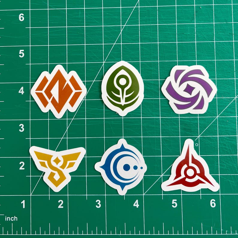 Riftbound TCG Rune Stickers/binder Labels - Etsy