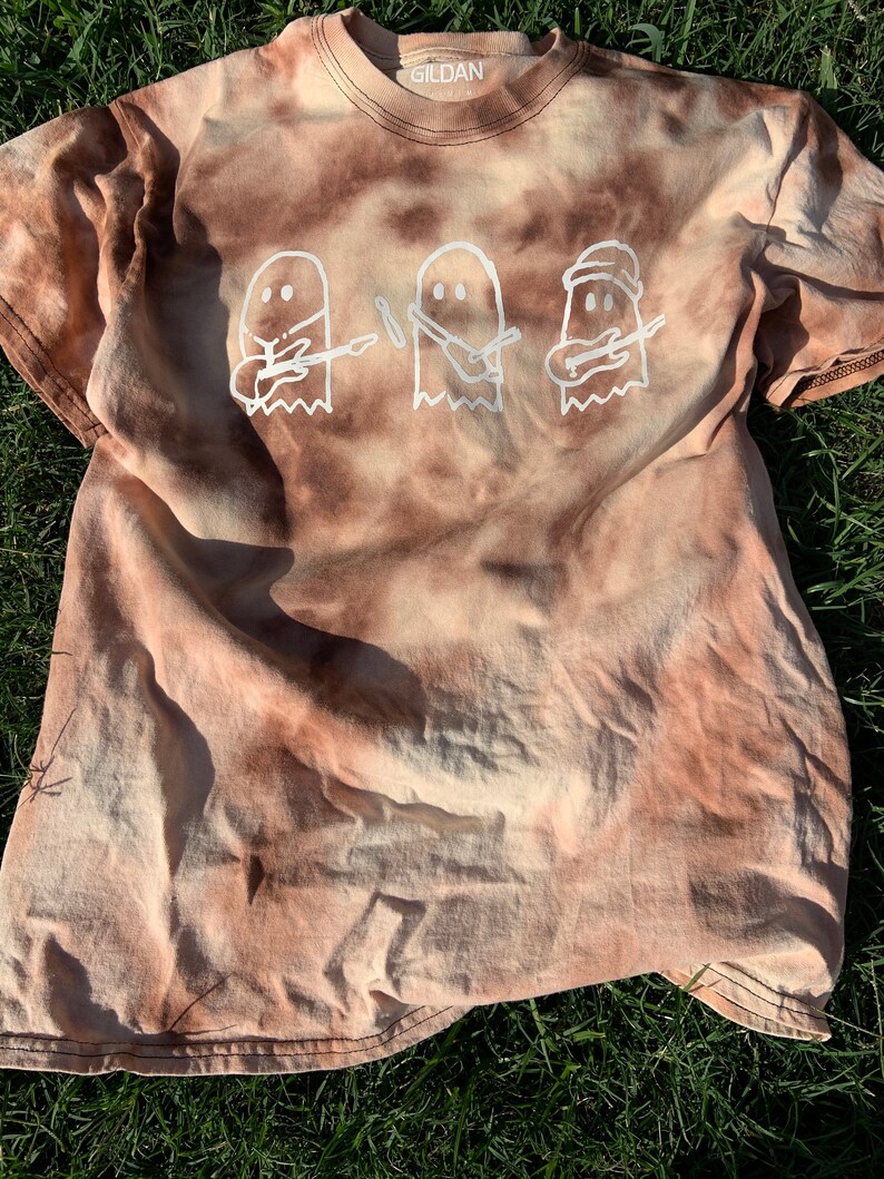 Bleached Out Sunset Curve Ghost Band | Etsy