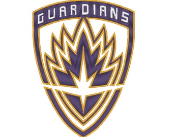 USA Mailed MCPA-GG02 Guardians of the Galaxy Logo Patch Set of 2 