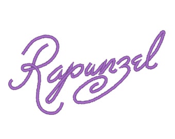 Rapunzel - Autograph Design for Machine Embroidery - Etsy