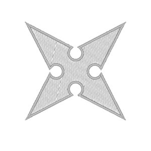 Roxas - Kingdom Hearts Patch Design für Maschinenstickerei
