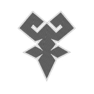 Mark of Mastery - Kingdom Hearts Patch Design für Maschinenstickerei