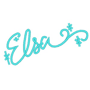 Elsa - Conception d’autographes pour la broderie à la machine