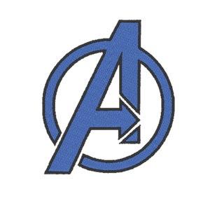 Avengers Logo - Patch Design for Machine Embroidery