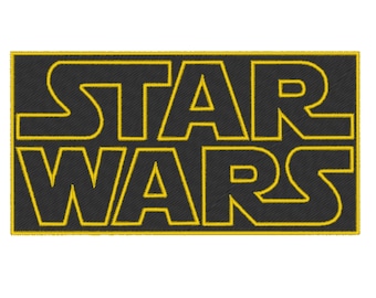 Star Wars Logo - Patch Design für Maschinenstickerei
