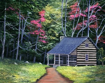 Cades Cove Print - Etsy