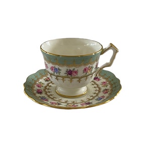 Aynsley English Bone China Tazza da tè con piattino. Condizioni eccellenti!