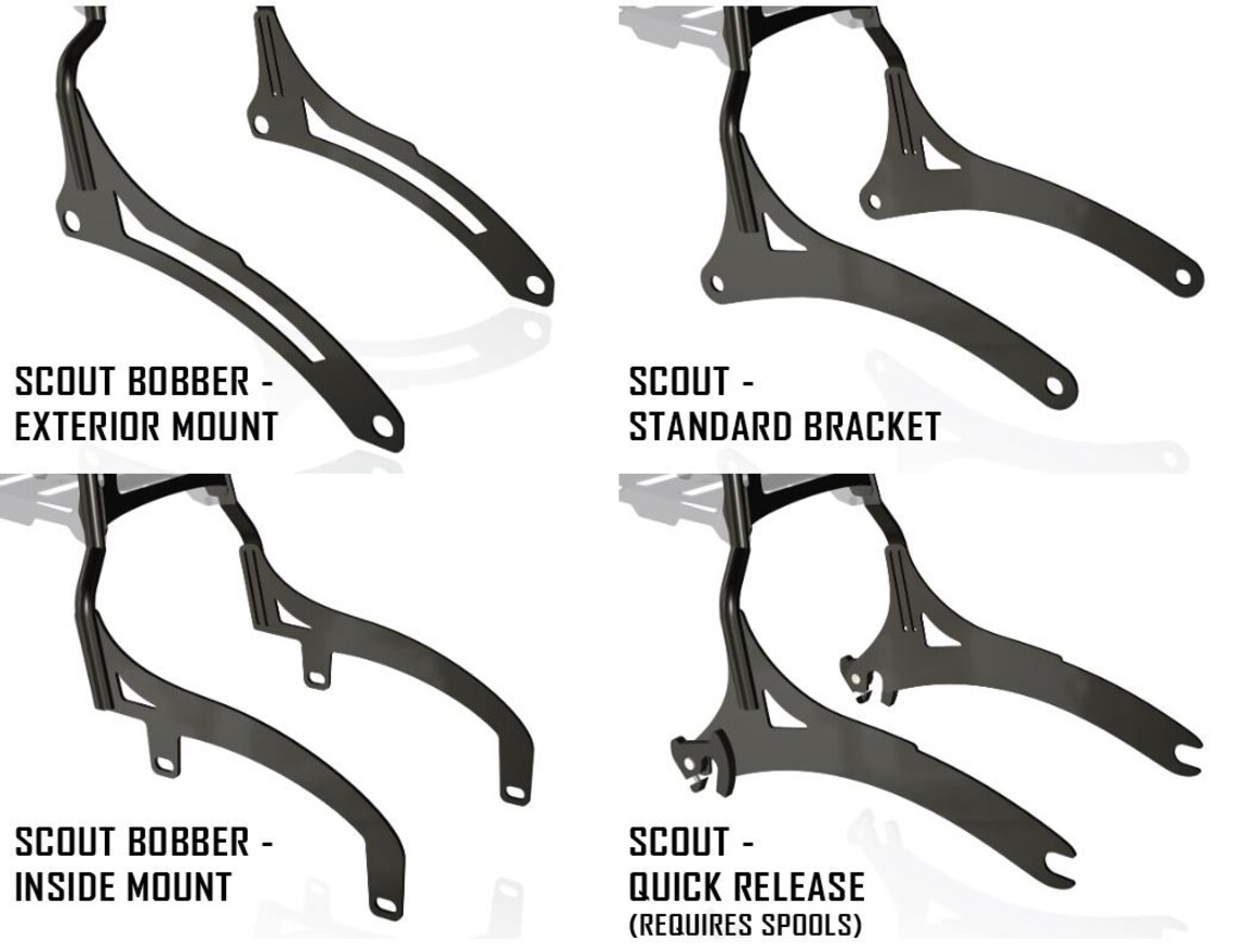 Indian Scout/scout 20 Bobber Sissy Bar With CUSTOM Fold Etsy