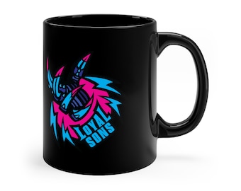 Chaos Marine Mug Wargaming Coffee Mug Traitor Legion War Gaming Gift Tabletop Gamer Synth Retro wave Horus Lightning Claw Graphic