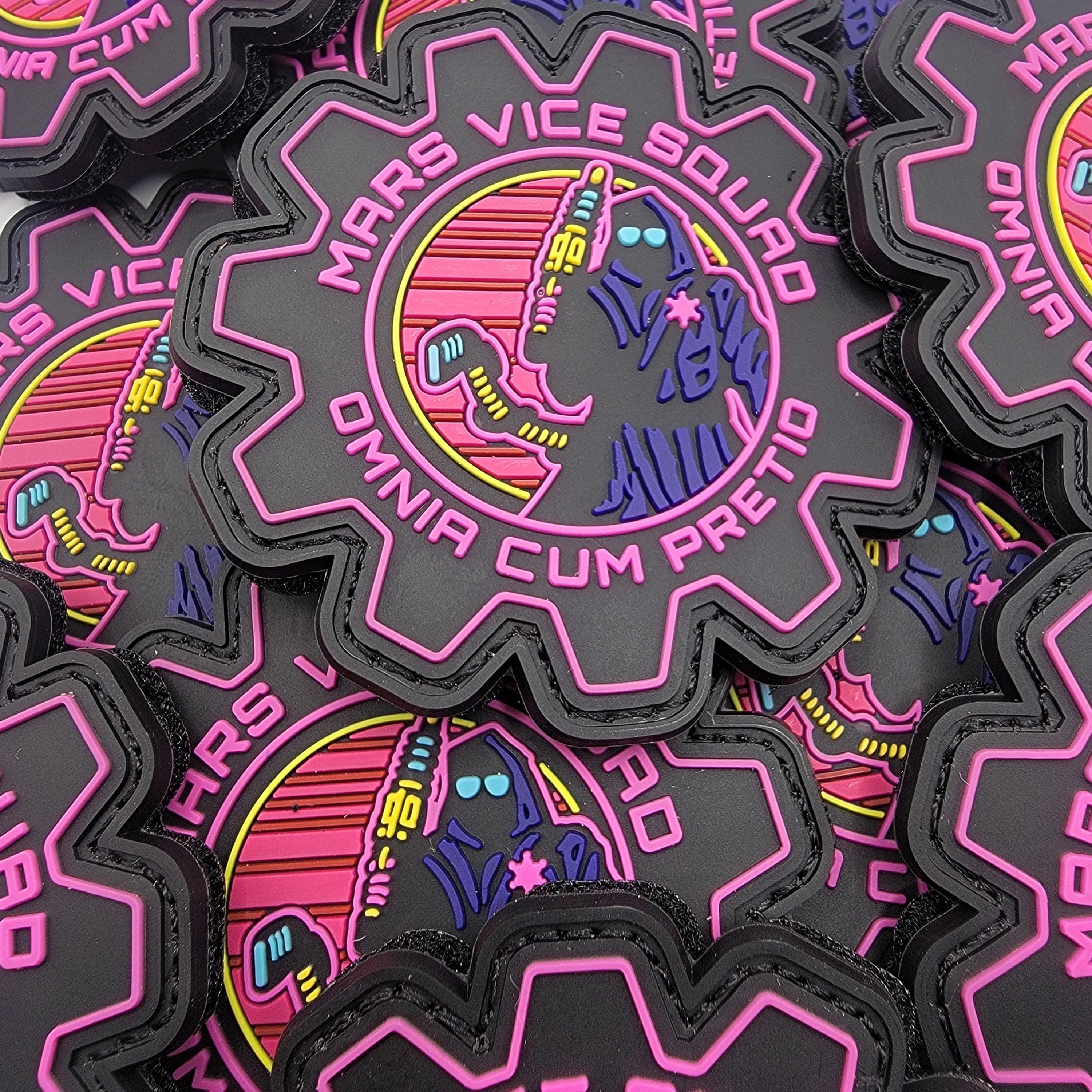 Mars Vice Squad PVC Morale Patch for Backpacks Wargaming Gift Science ...