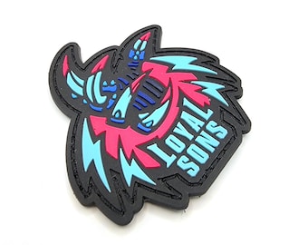 Chaos Space Marine PVC Morale Patch For Backpacks Wargaming Gift Miniature War Gaming Wargame SciFi Hook & Loop Patch Science Fiction Synth