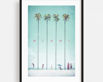 Miami Wall Art Etsy