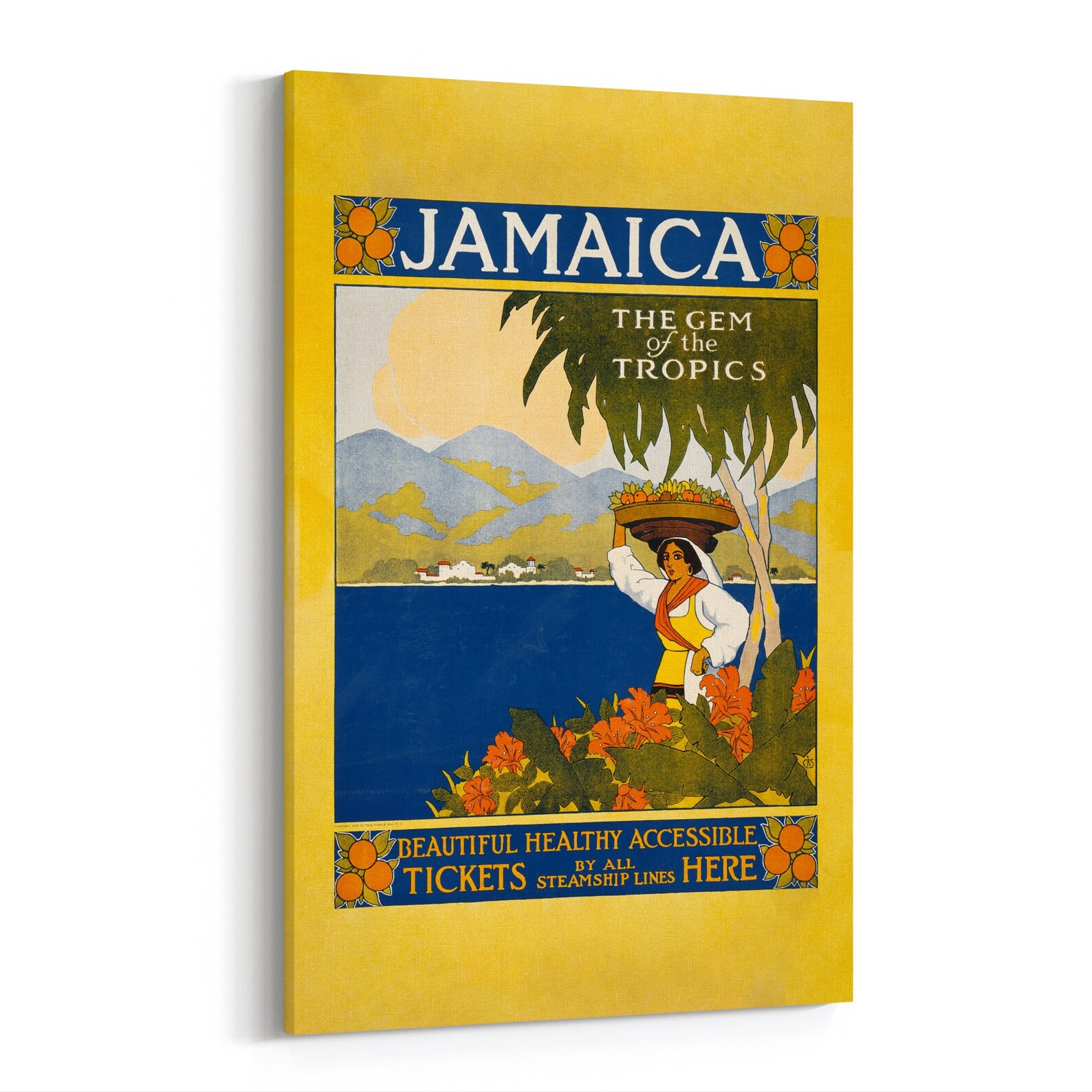 Jamaica Print Jamaica Wall Art Jamaica Poster Beach Print Etsy