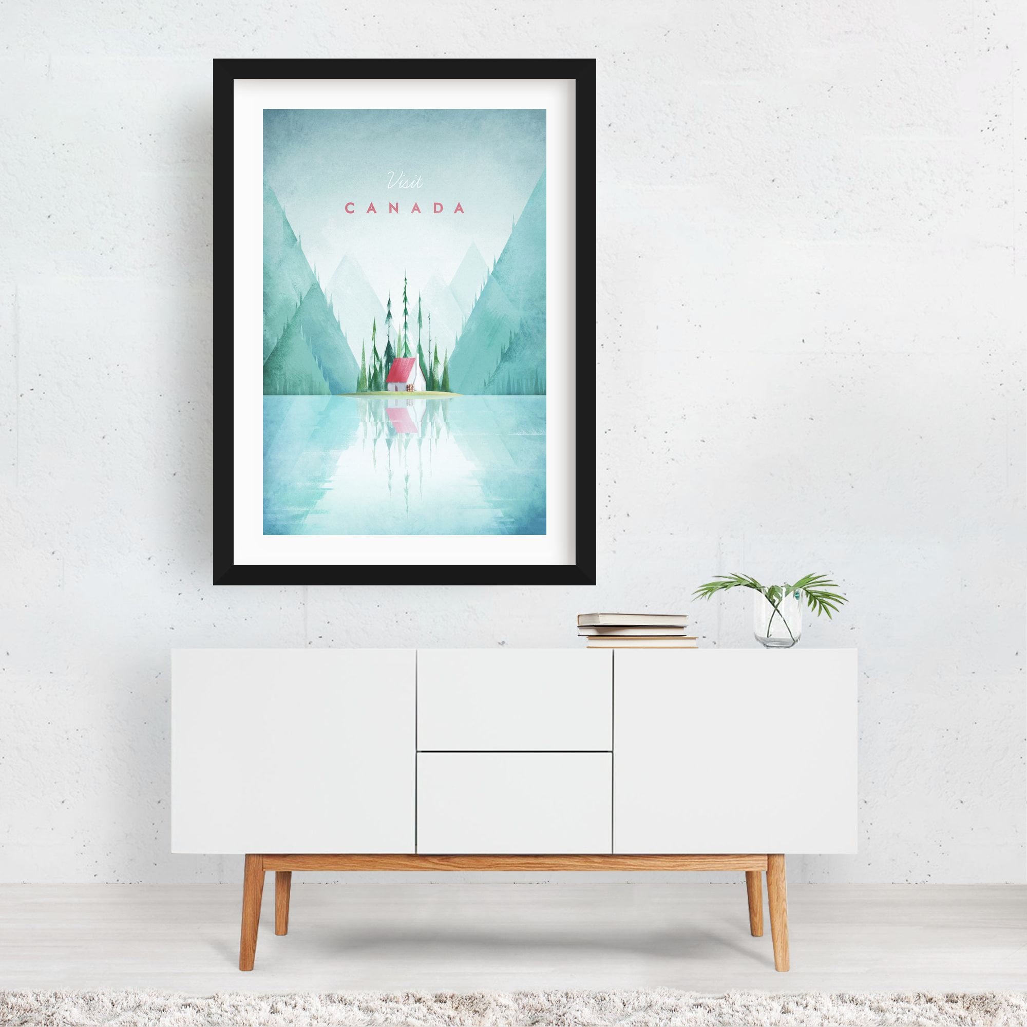 Canada Print Canada Wall Art Canada Poster Art Deco Print Etsy