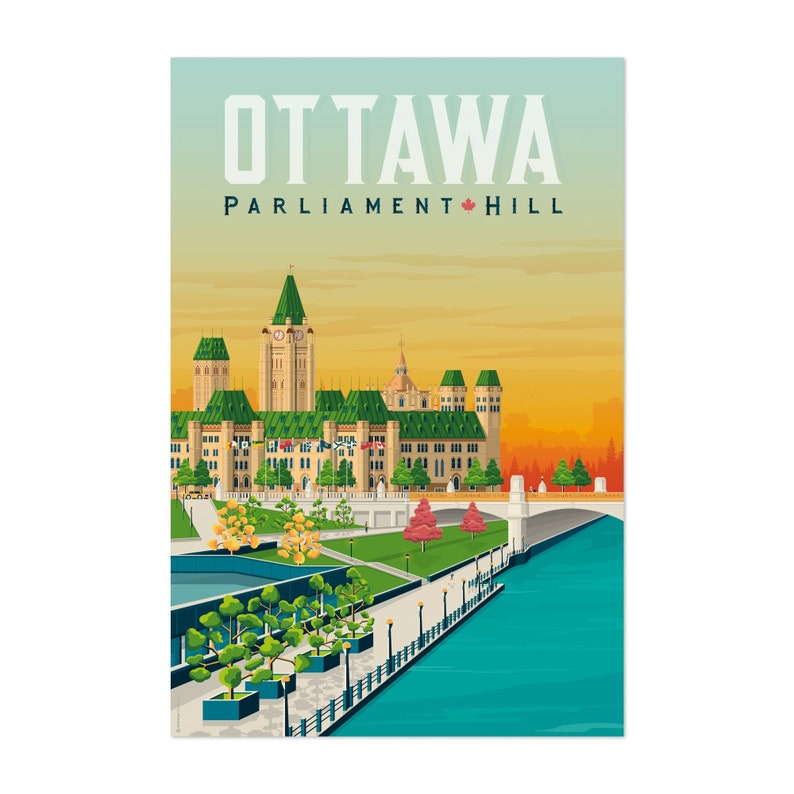 Ottawa Print Ottawa Wall Art Ottawa Poster Ontario Print Etsy