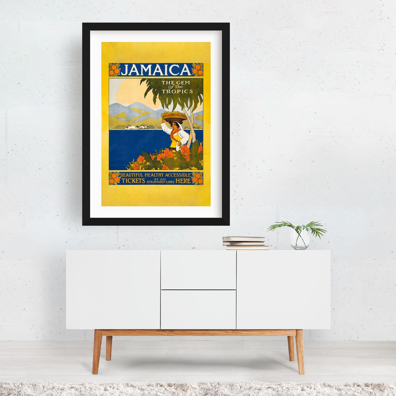 Jamaica Print Jamaica Wall Art Jamaica Poster Beach Print | Etsy