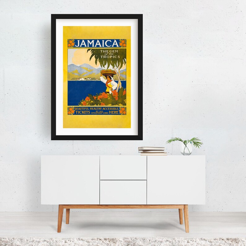 Jamaica Print Jamaica Wall Art Jamaica Poster Beach Print Etsy
