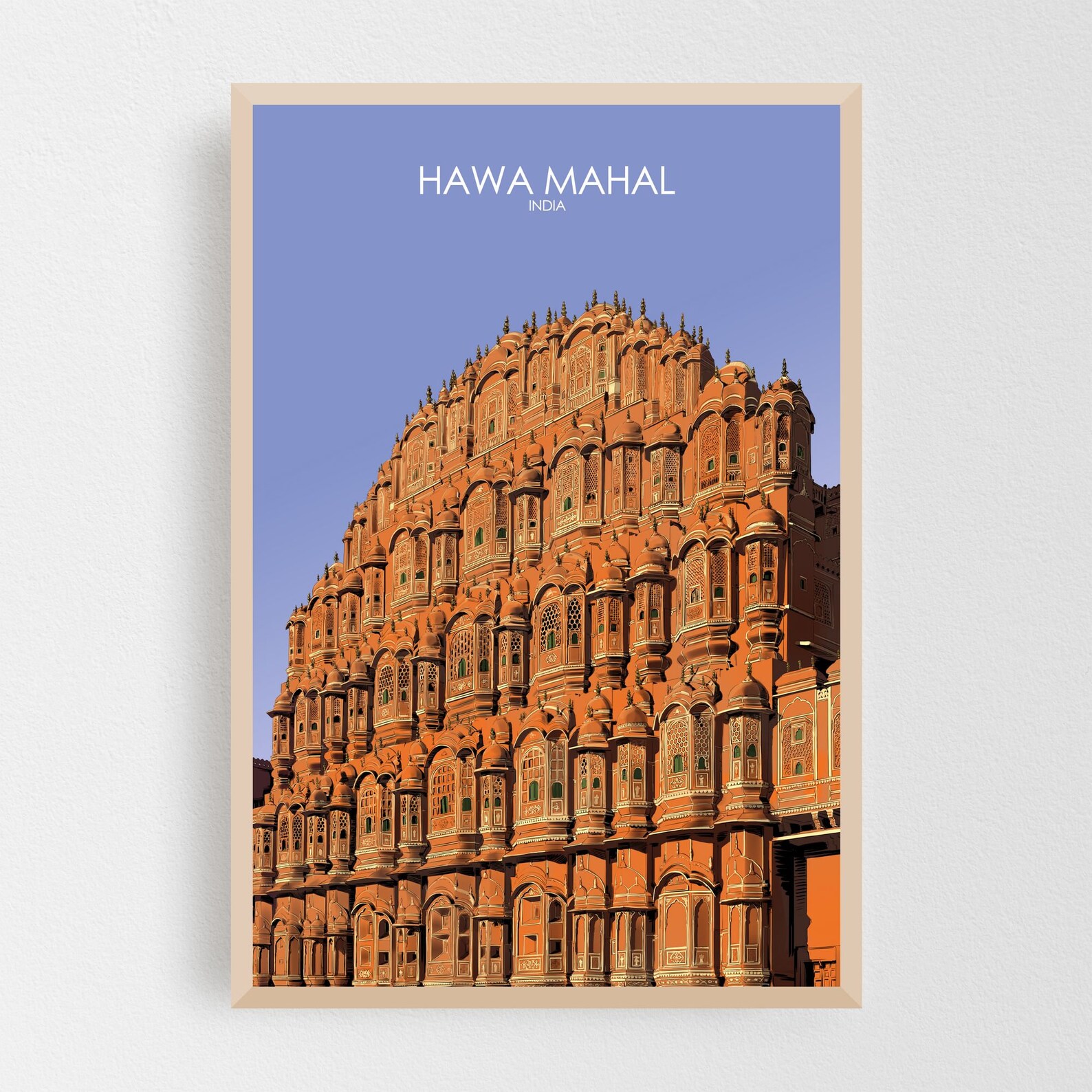 Jaipur Print Jaipur Wall Art Jaipur Poster India Print Etsy
