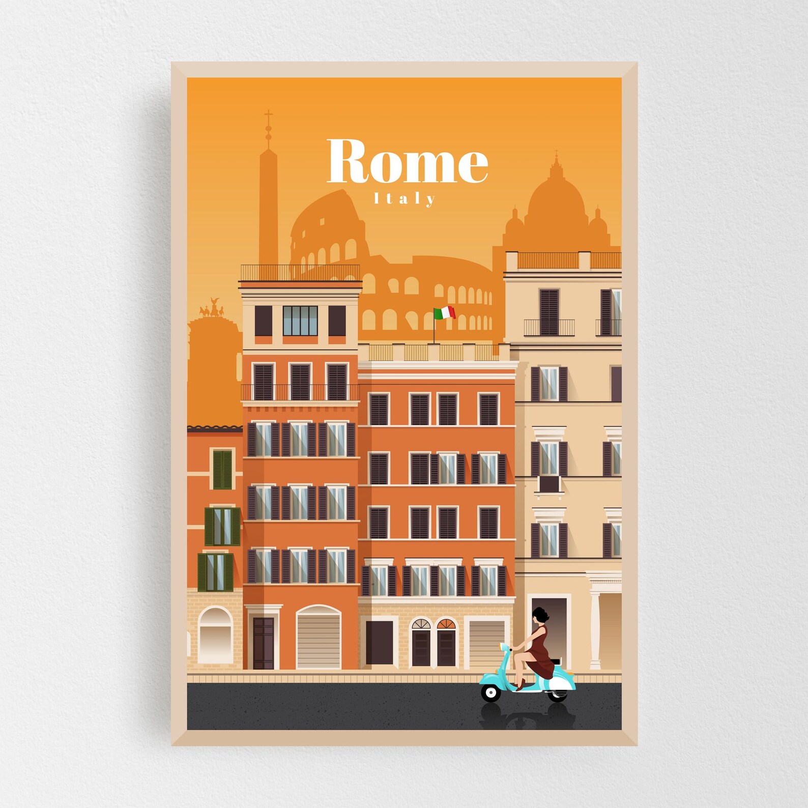 Rome Print Rome Wall Art Rome Poster Italy Print Italy Etsy