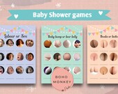 Baby shower Adult Games, Gender Reveal Games, Printable Games