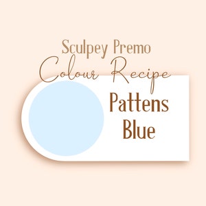 Polymer Clay Color Recipe, Pattens Blue, Sculpey Premo Recipe, Color Recipe, Mixing Polymer Clay, Polymer Clay Tool, DIY Clay Earrings