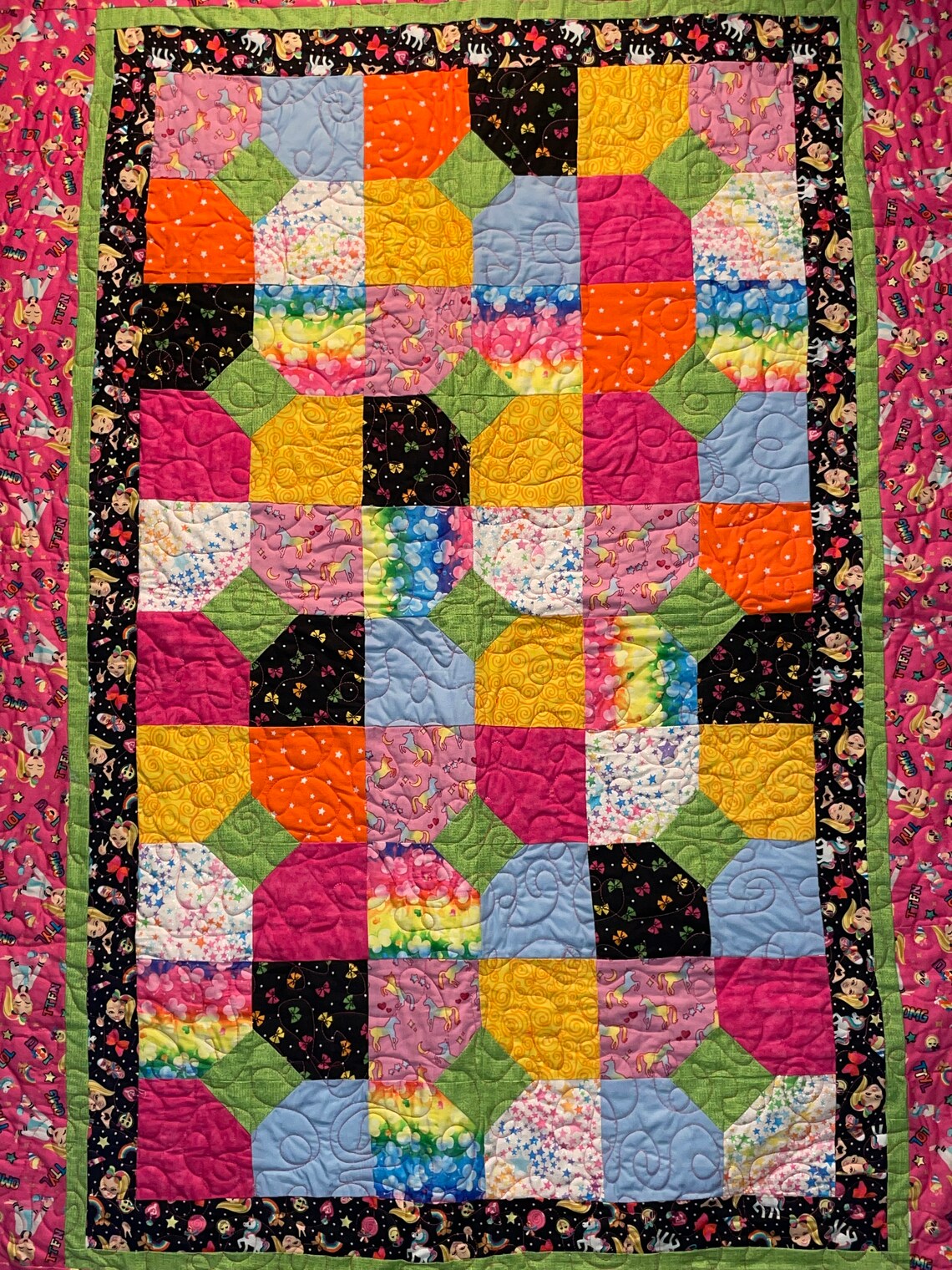Jojo Quilt Toddler Quilts Girl's Quilts Baby Quilts Etsy