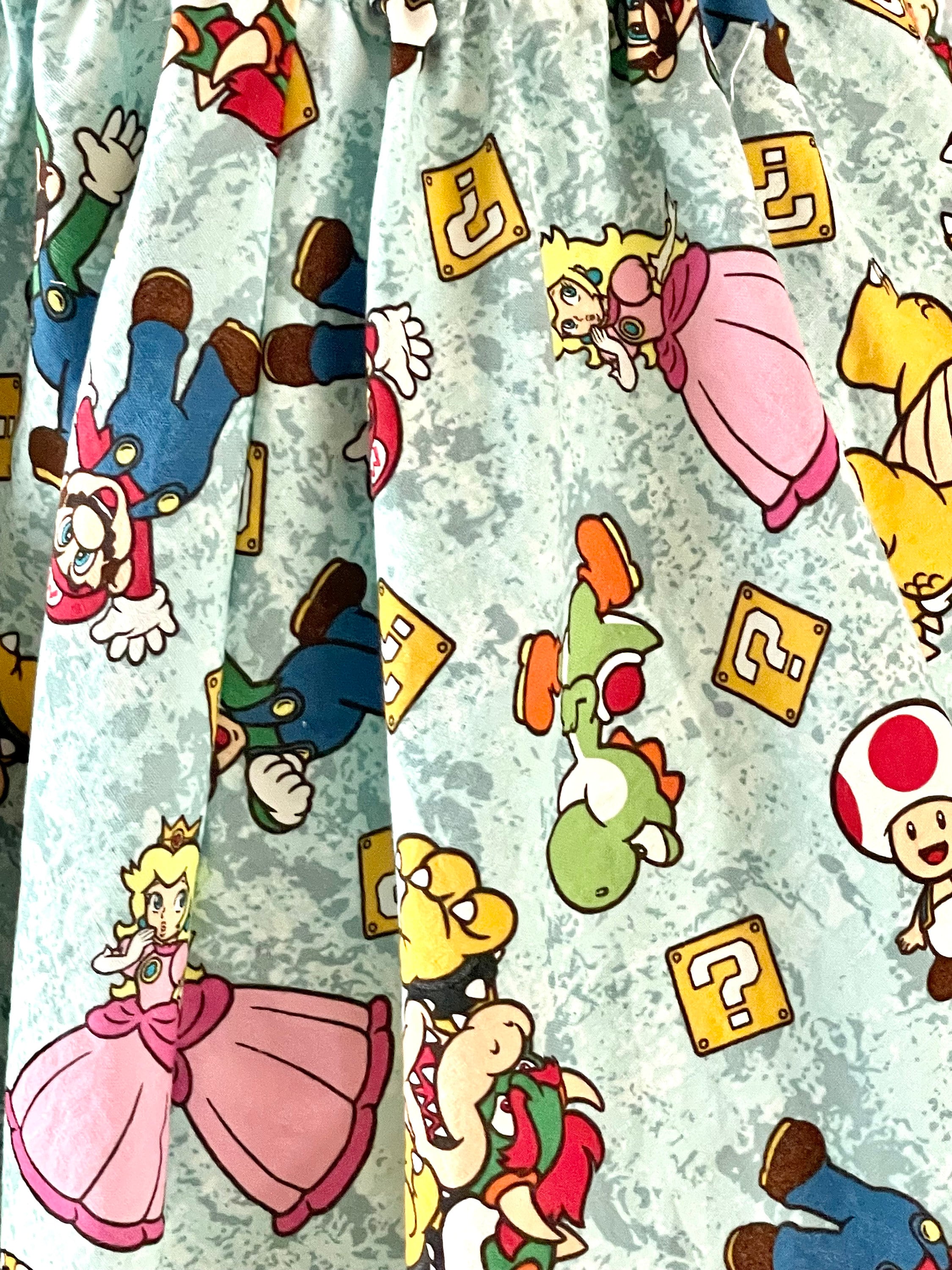 Super Mario Dress Super Mario Birthday Outfit Girls Princess Etsy