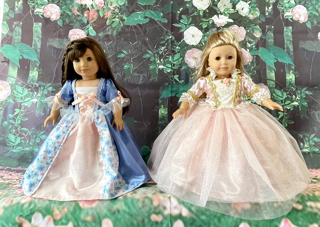 18 Inch Doll Colonial Formal Dress, Annalise Dress, Princess Doll