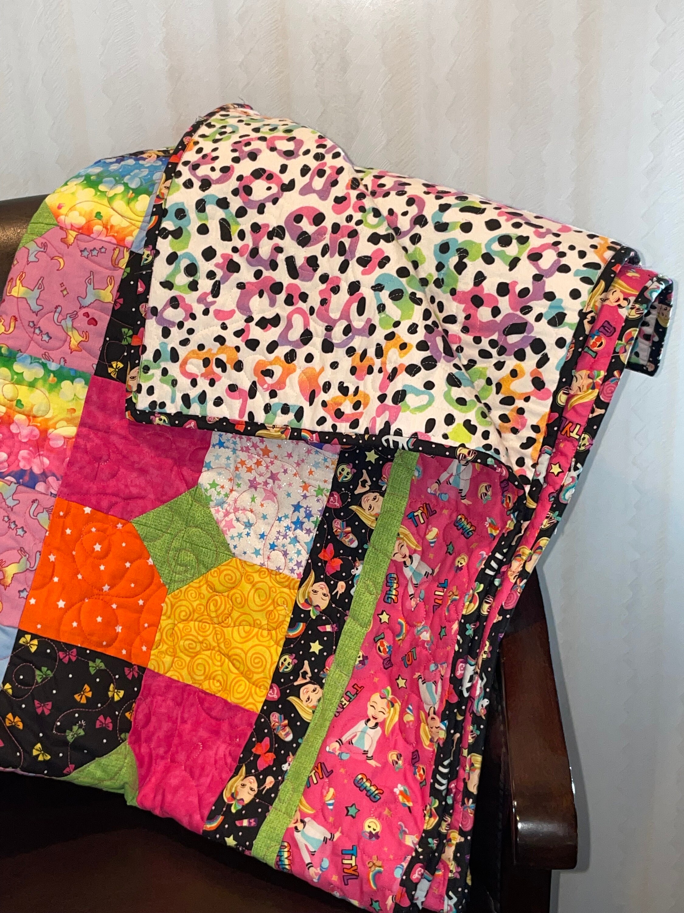 Jojo Quilt Toddler Quilts Girl's Quilts Baby Quilts Etsy