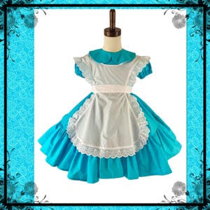 Alice baby dress, Alice baby costume,Alice Toddler Dress, Alice in wonderland baby dress, Alice baby dress costume, baby costume Halloween