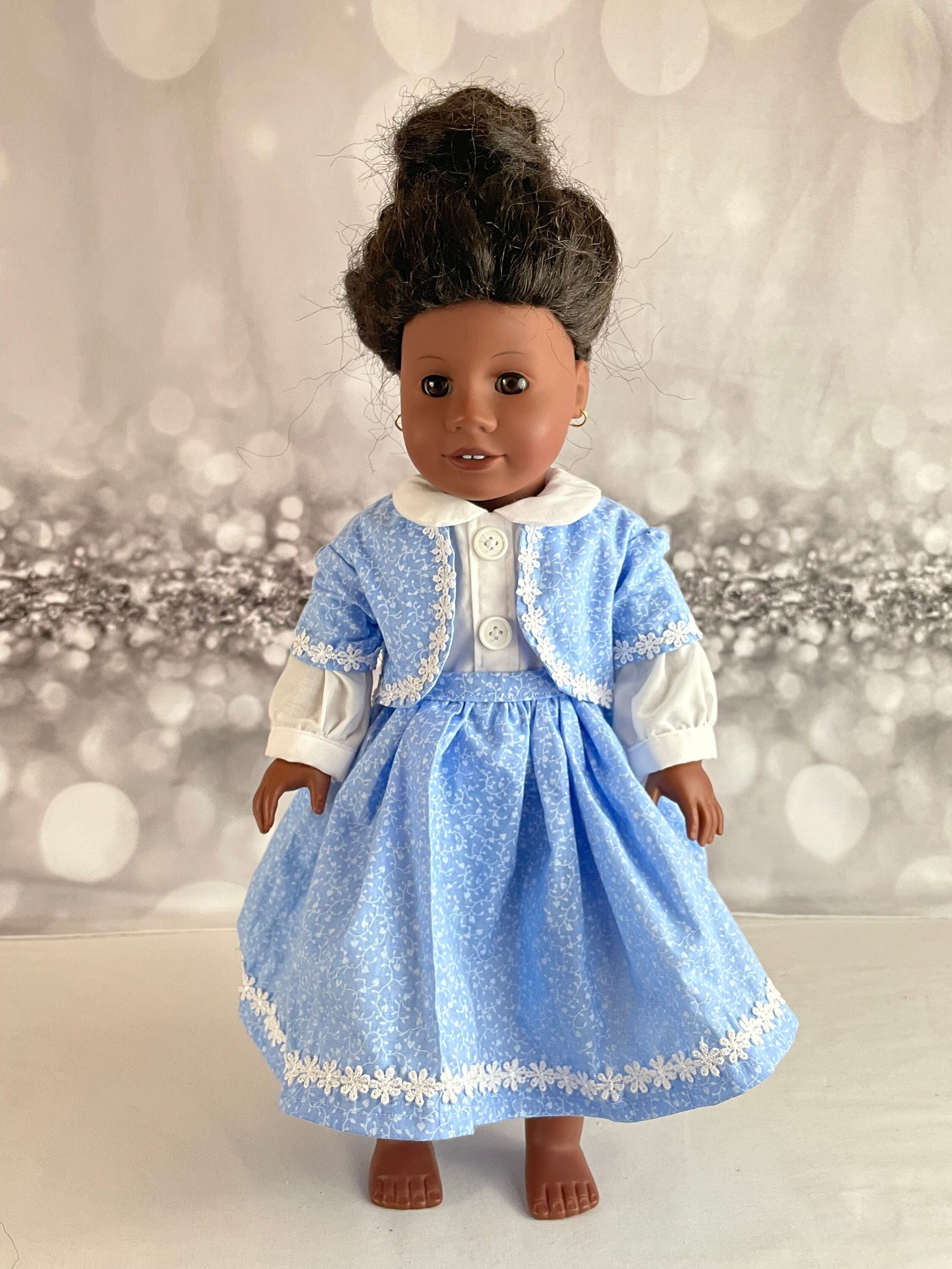 18 Inch Doll Clothes Civil War School Outfit, Mid 1800s doll outfit,18 Inch Doll School Outfit, Heritage doll clothes, Addy Civil War Outfit
