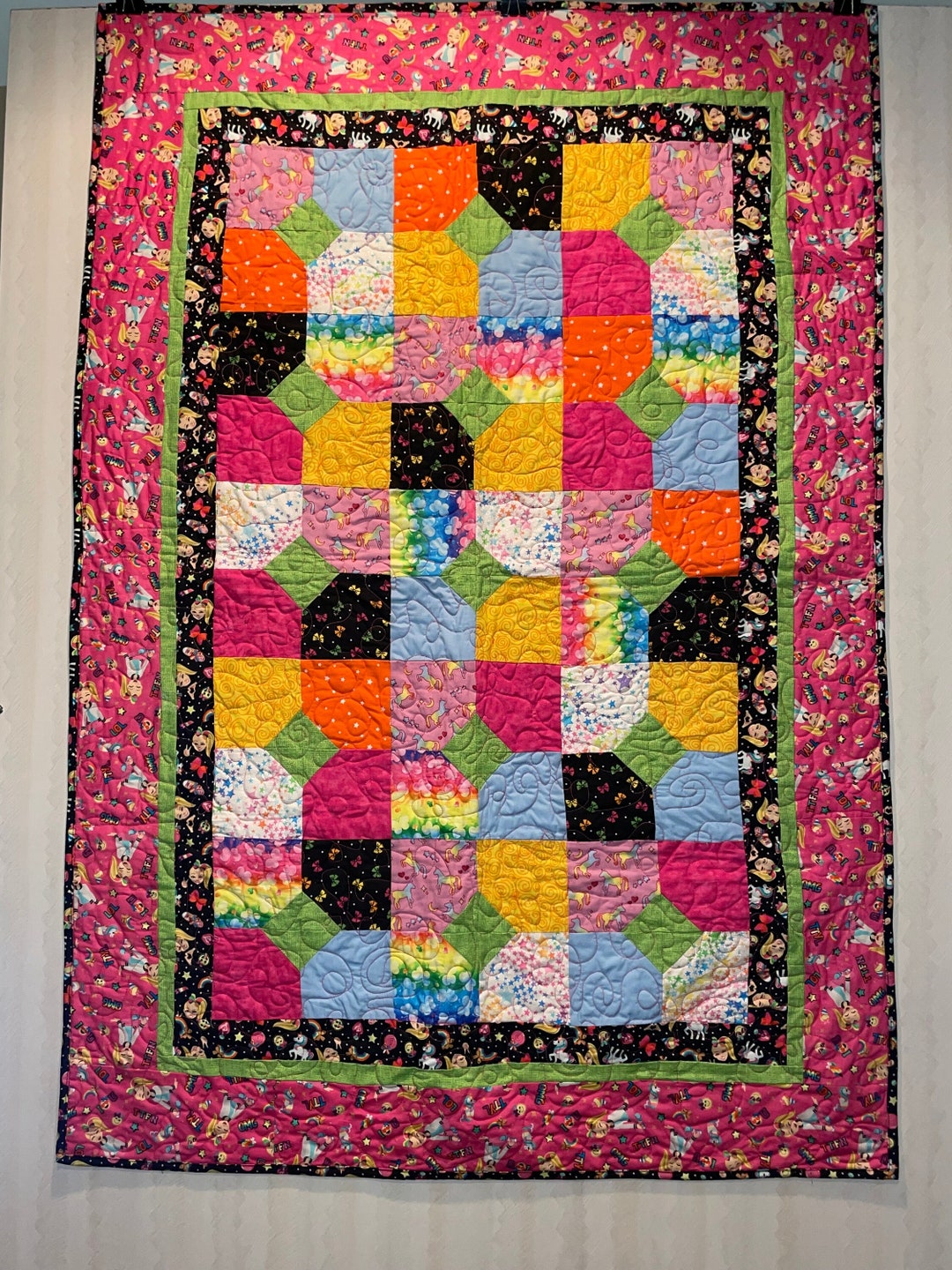 Jojo Quilt Toddler Quilts Girl's Quilts Baby Quilts Etsy