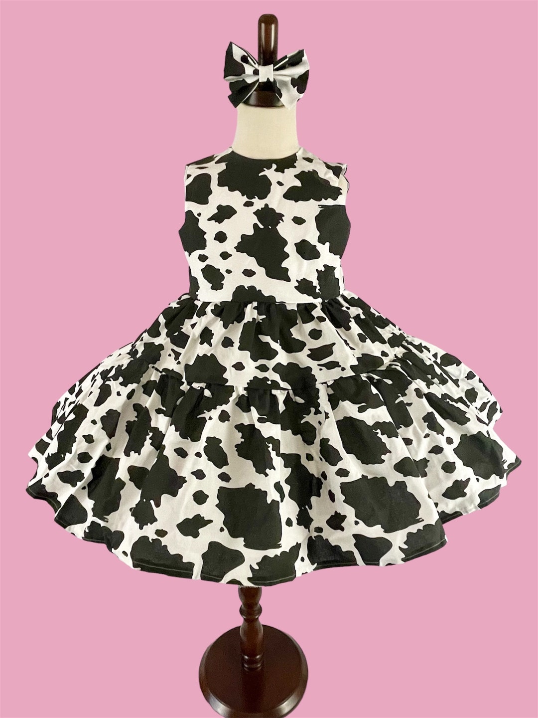 Cowboy Pups Organic Cotton Twirl Dress main image 1