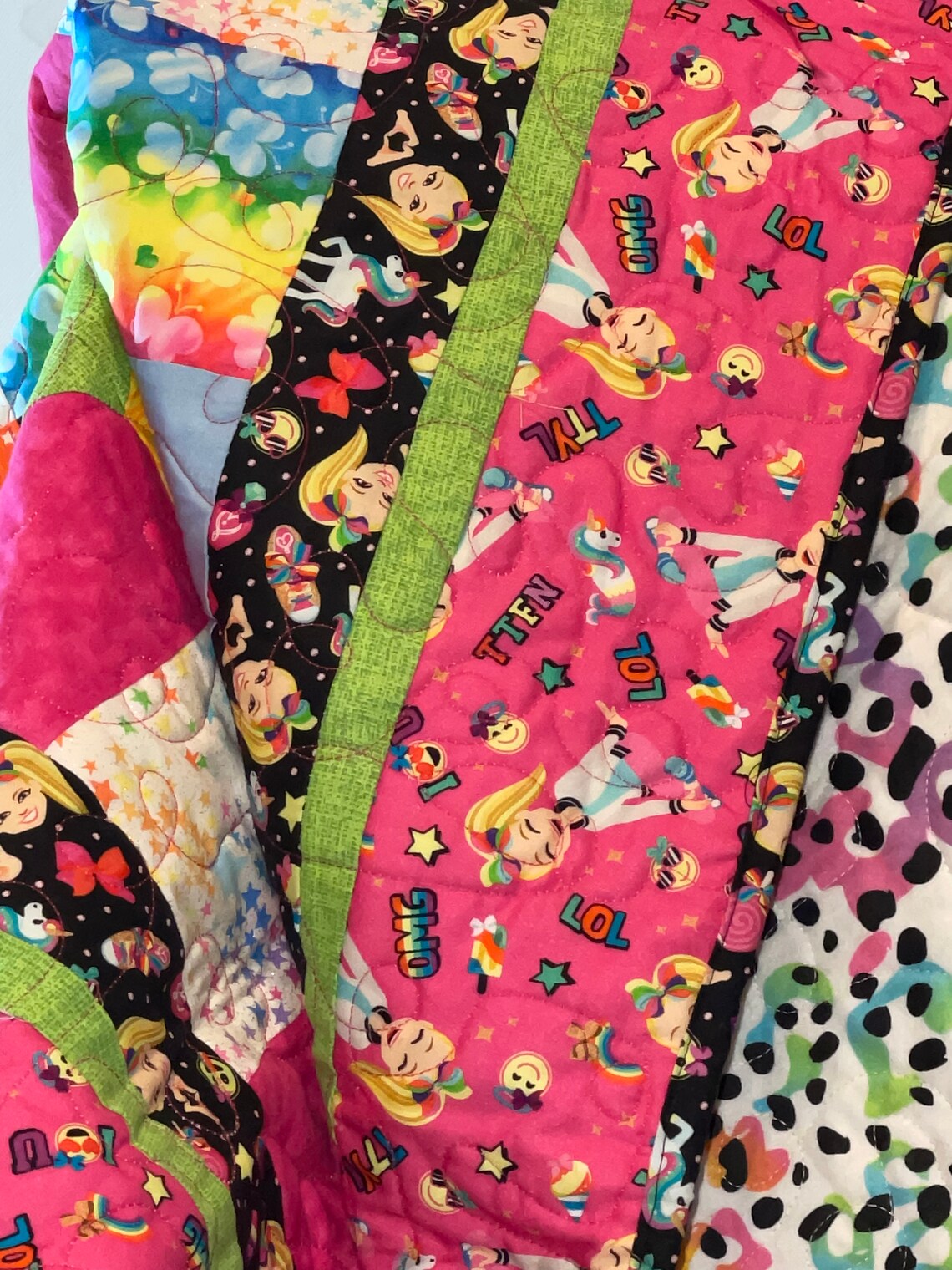 Jojo Quilt Toddler Quilts Girl's Quilts Baby Quilts Etsy