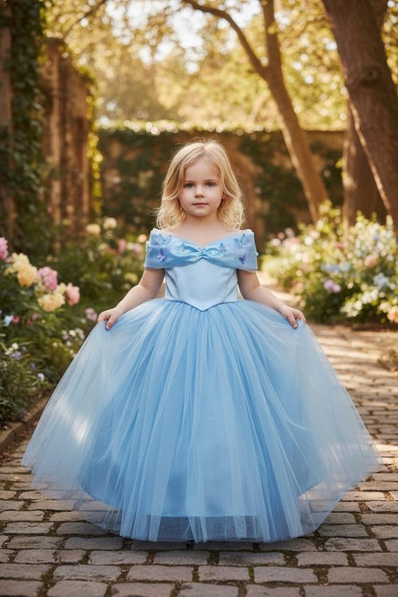 birthday cinderella dress Pink Cinderella Birthday Dress: Handcrafted Costume for Little Princess