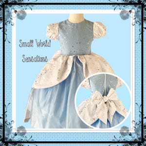 Cinderella Costume, Cinderella Dress, Cinderella Outfit, Cinderella Baby Girl Dress, Cinderella Theme Dress,  Birthday dress. 1st Birthday