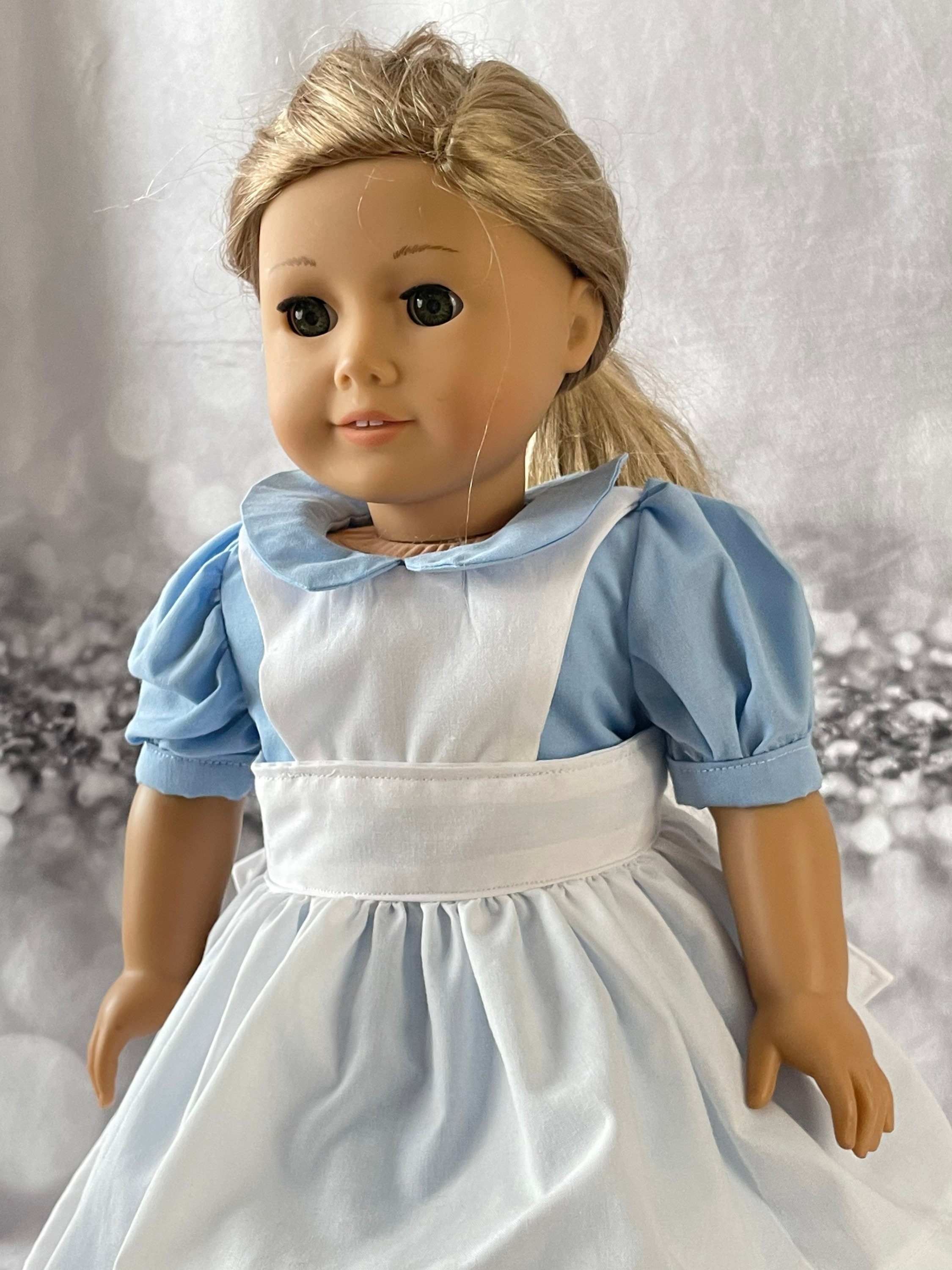 Alice in Wonderland Dress with Headband for Dolls-ALCDOL-M