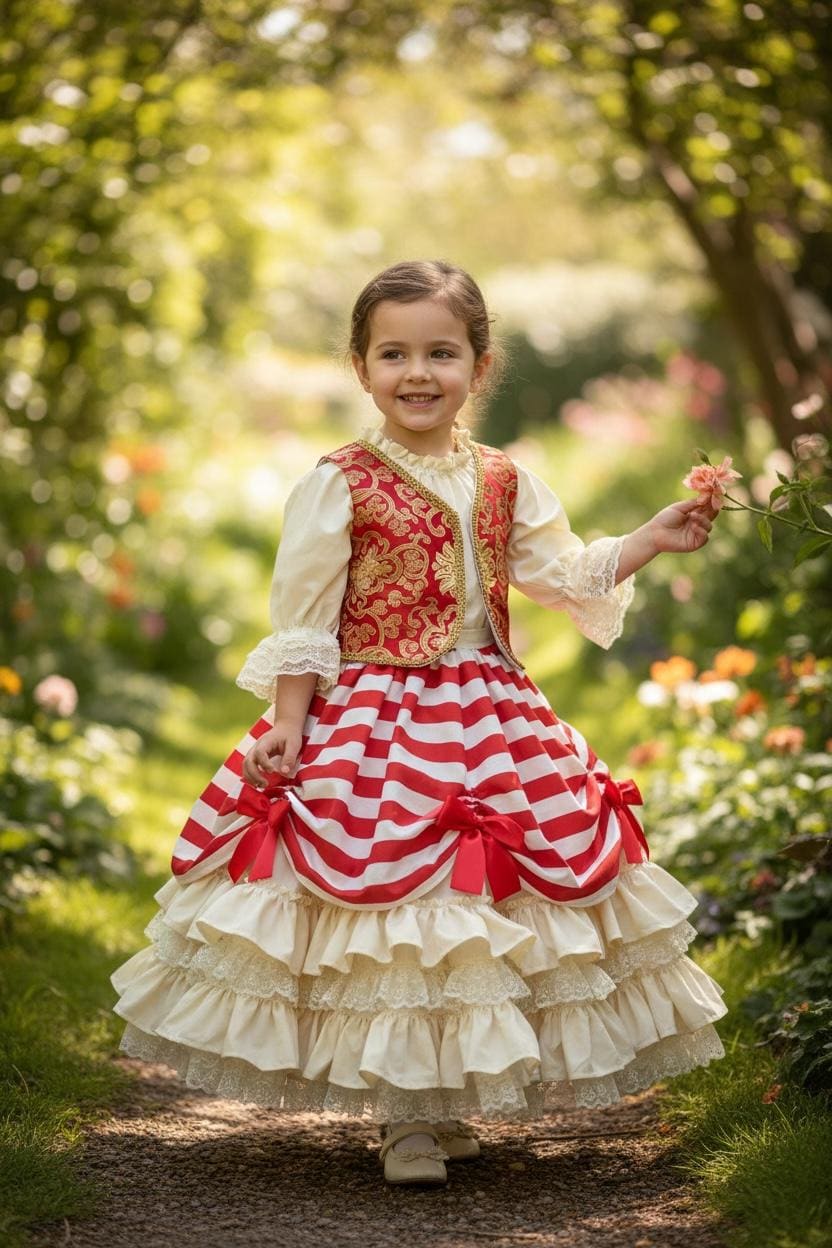 Girls Pirate Costume Dress, Kids Pirate Outfit, Red Pirate Dress Set, Halloween Costume Girl, Pirate Birthday Outfit, Toddler Pirate Costume