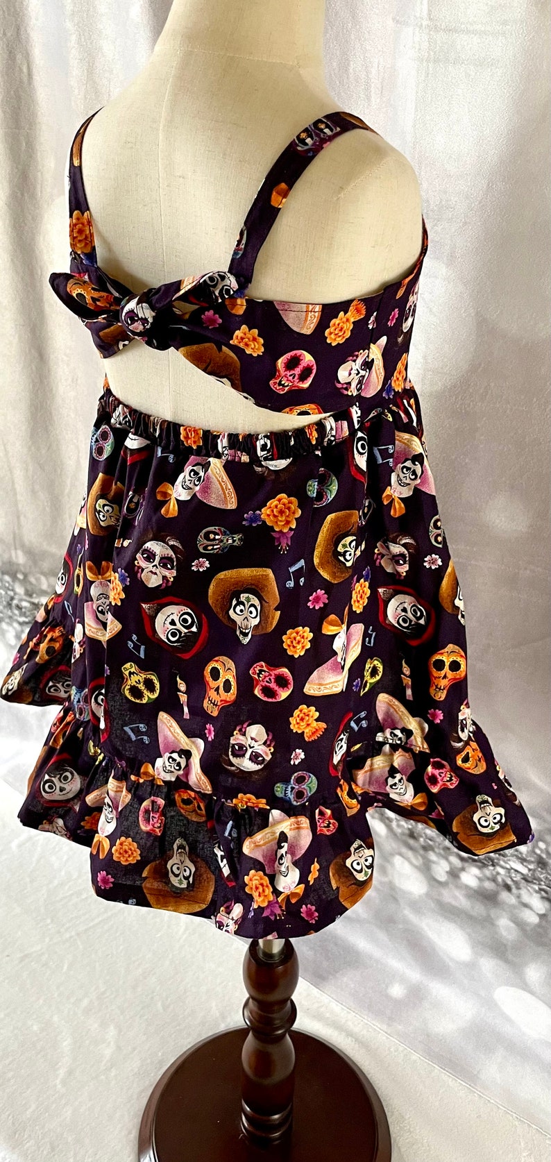 Coco Inspired Dress, Girls Coco Dress, Day of the Dead Dress, Coco ...