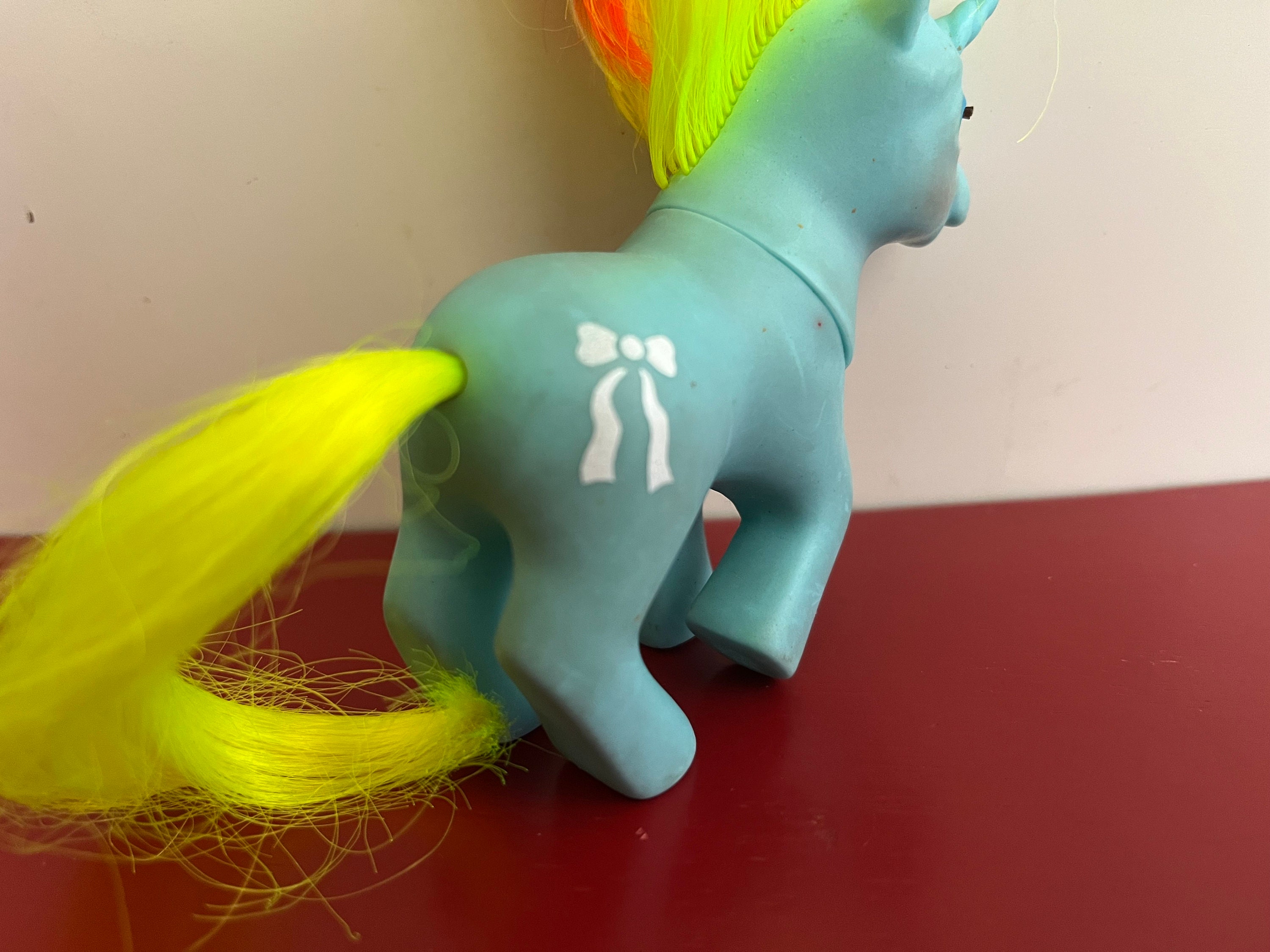 Vintage My Little Pony G1 Baby Ribbon Beddy Bye Bye Eye Unicorn 1986 ...