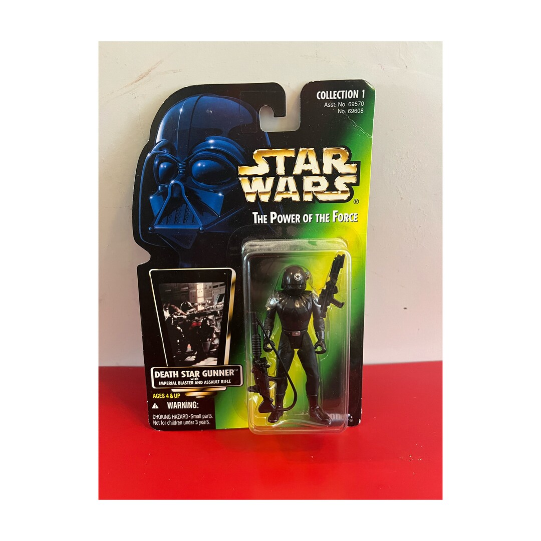 Vintage Star Wars Death Star Gunner the Power of the Force Etsy