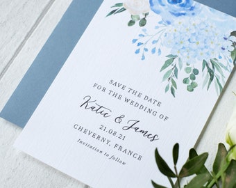 save our date Hydrangea save the date Nantucket save the date Nantucket Save the Date custom save the date save the date nautical theme