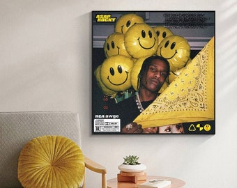 Asap Rocky Testing Poster Etsy