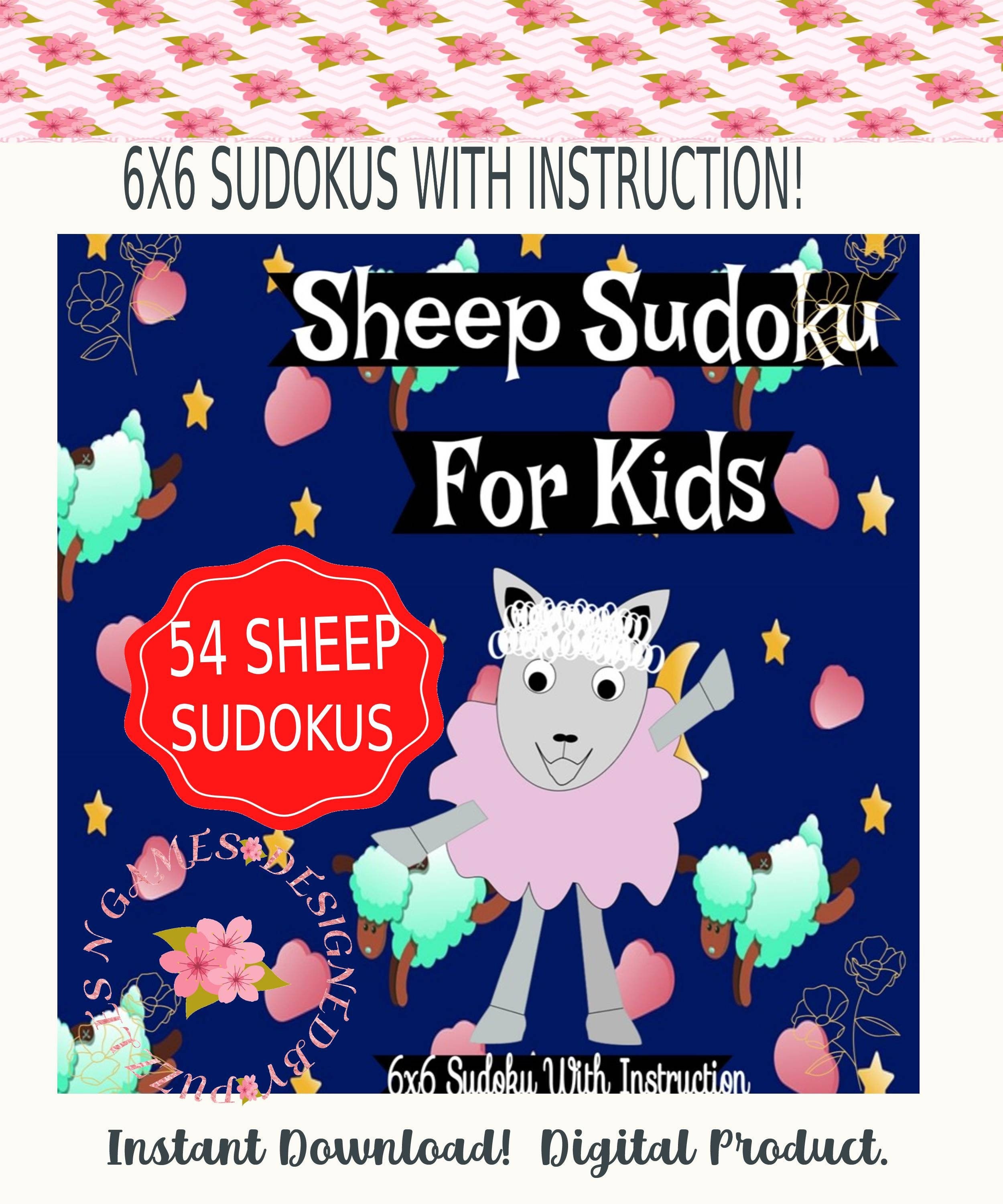 sudoku puzzles kids activity book busy book games for kids etsy